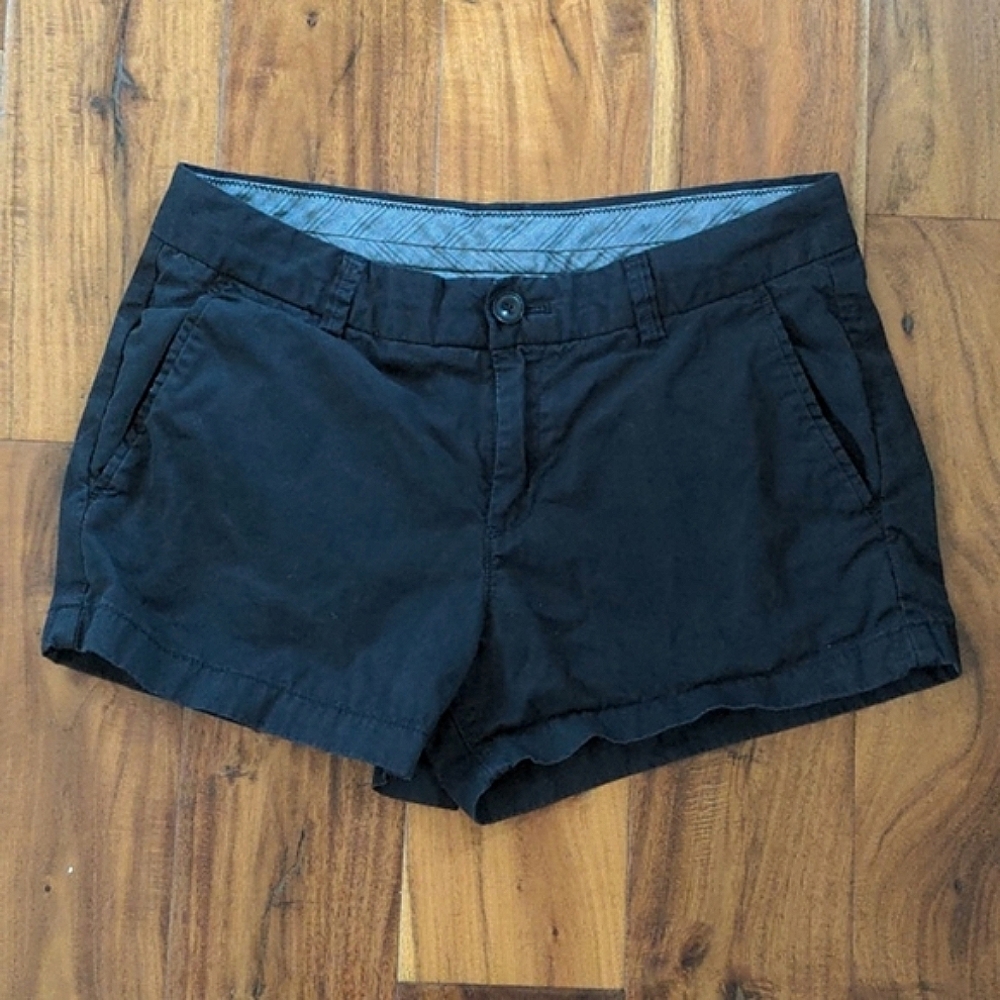 Uniqlo Women's Black Chino Micro Shorts